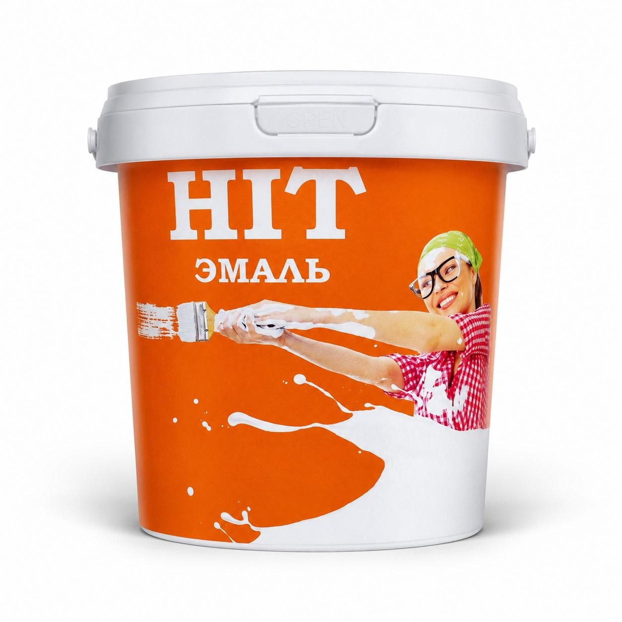 Водно-дисперсионная акриловая HIT ЭМАЛЬ 0,8кг